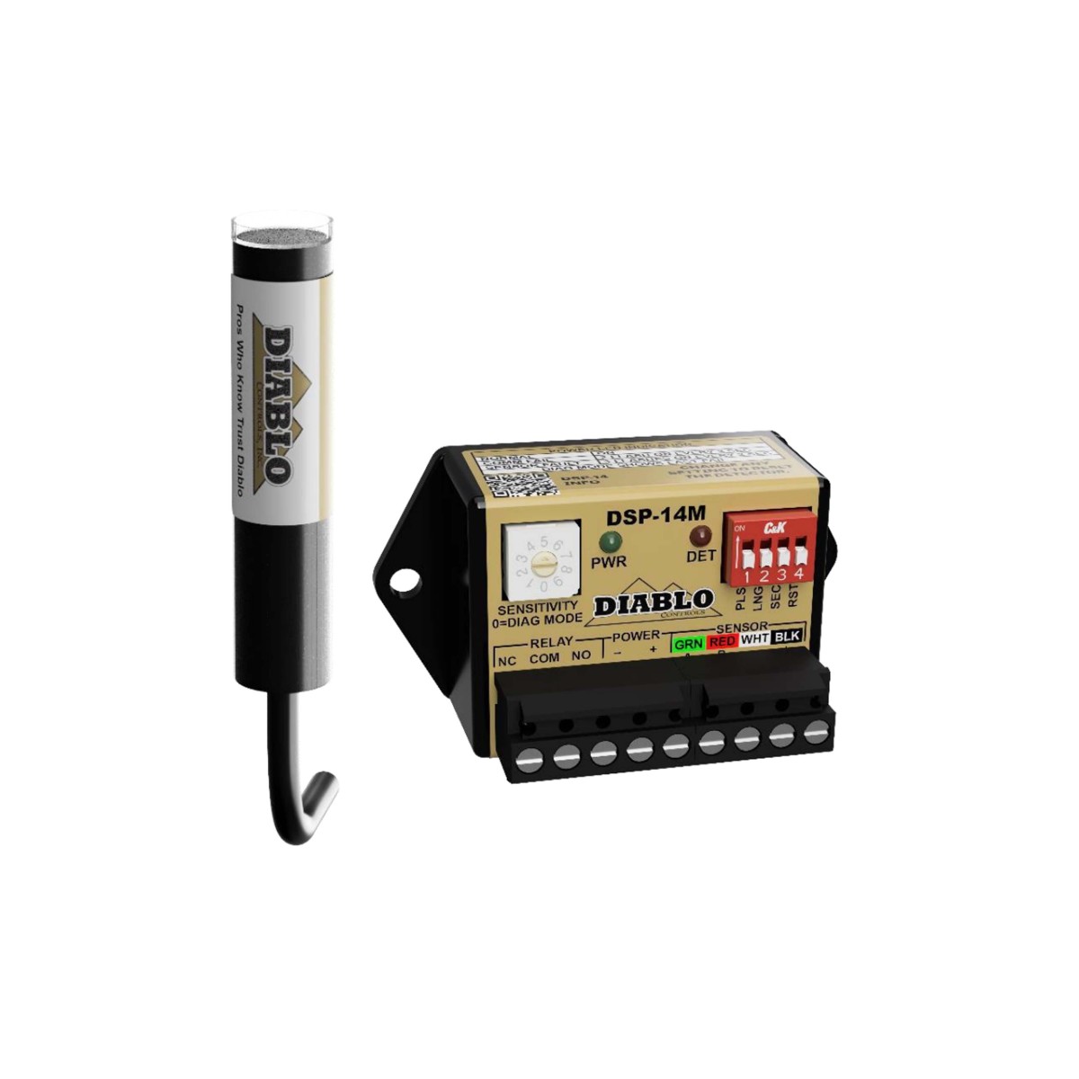 Diablo Magnetometer Vehicle Detector with Prescence Probe and 100 ft ...