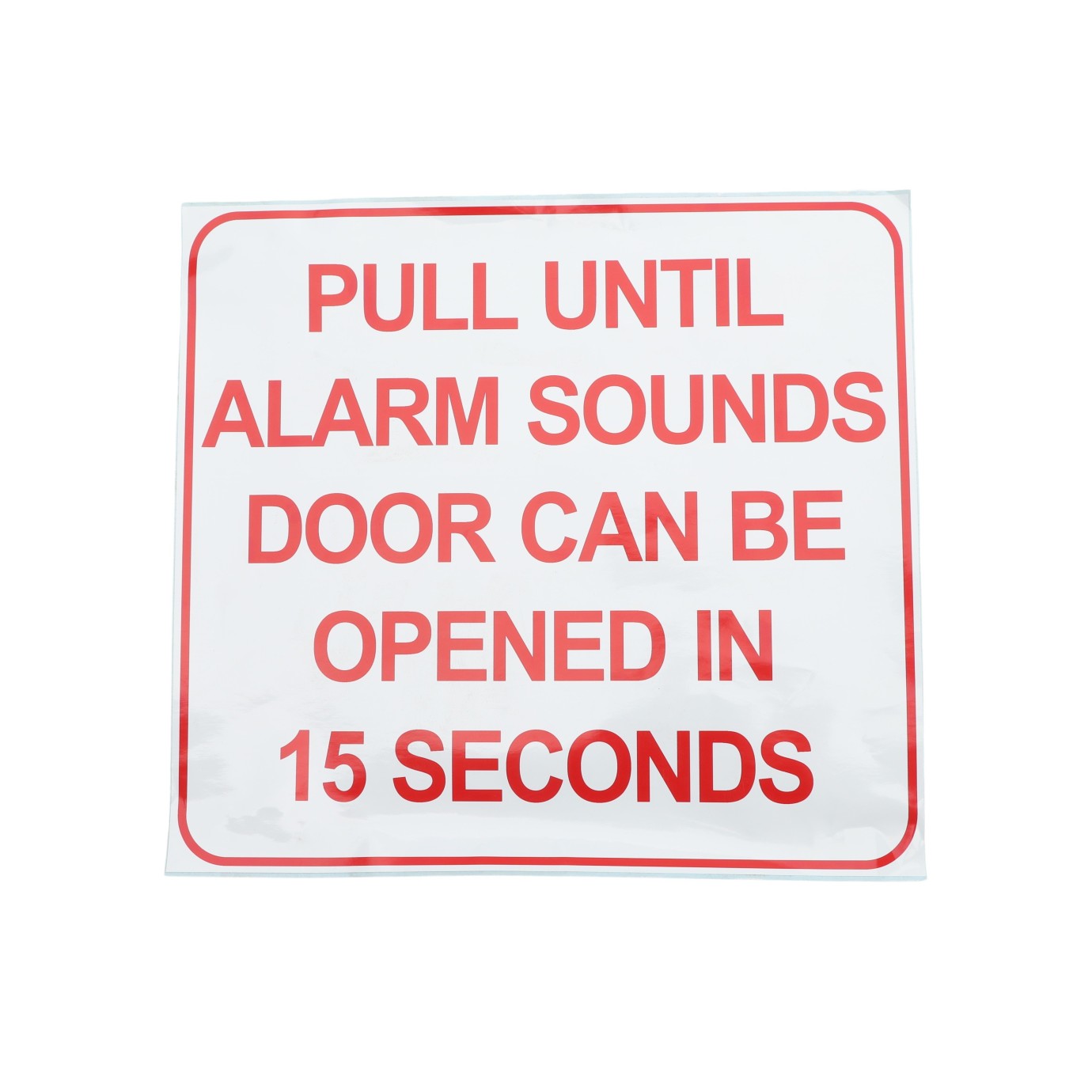 BEA Signage for Delayed Egress Doors - 50-0336 - Gate Opener Safety