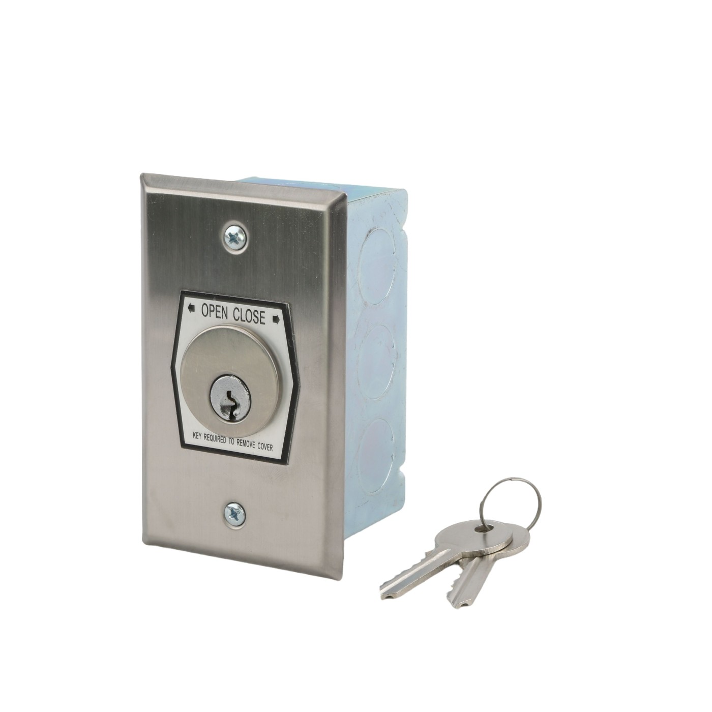 Flush Mount Keyswitch (Single Gang) MMTC HBF1 Gate Opener Safety