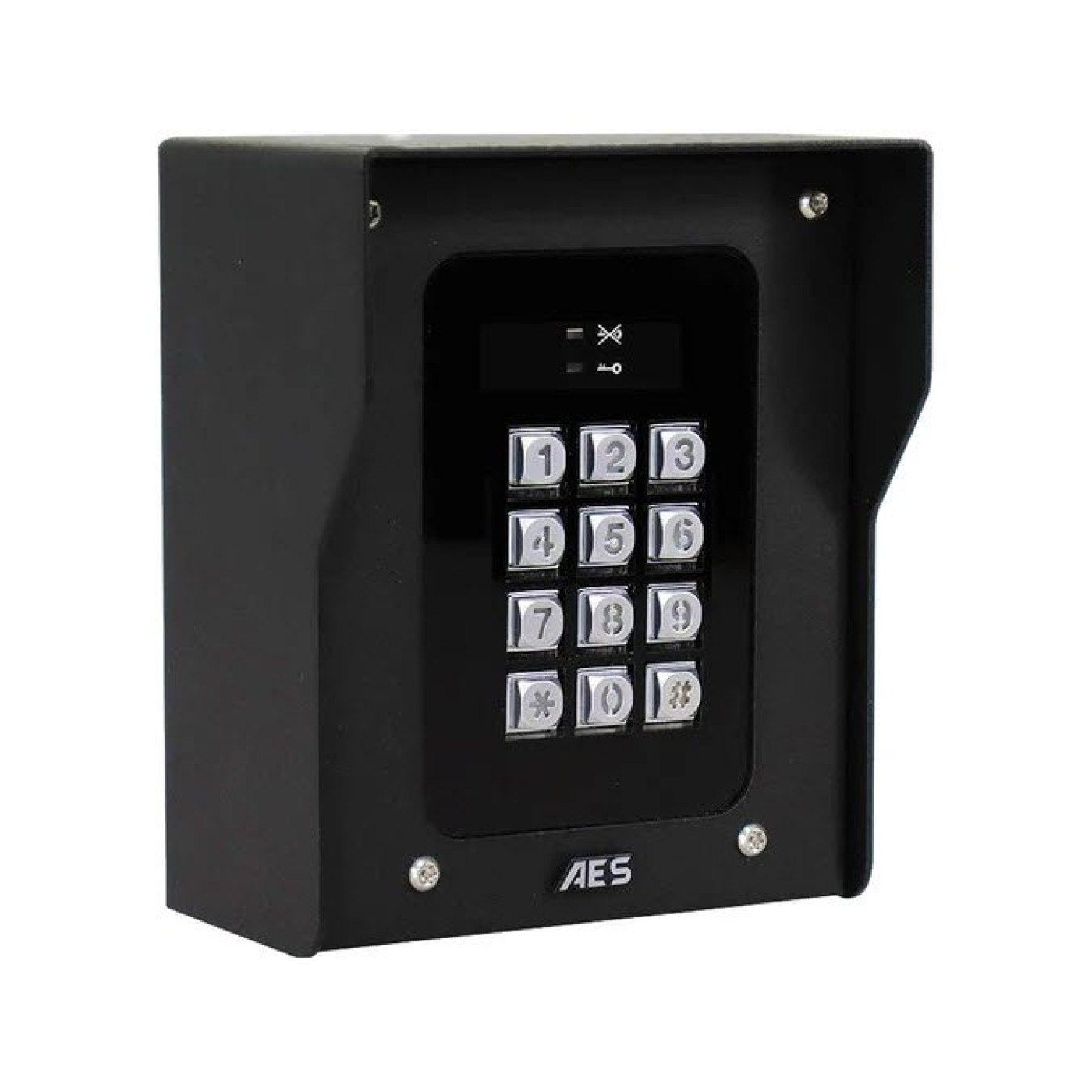 AES KeyCell Series Auxiliary Keypad Panel (Pedestal Mount) KEYAUXPBKUS Gate Opener Safety