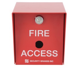 towerbox plus ① MMTC Knox Box w/ Knockout Fire Access Station KNX-1 - Gate Opener