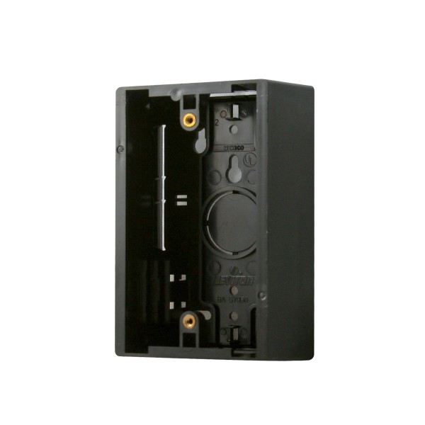 BEA Single Gang Surface Mount Box - Plastic - 10BOX24SGSM