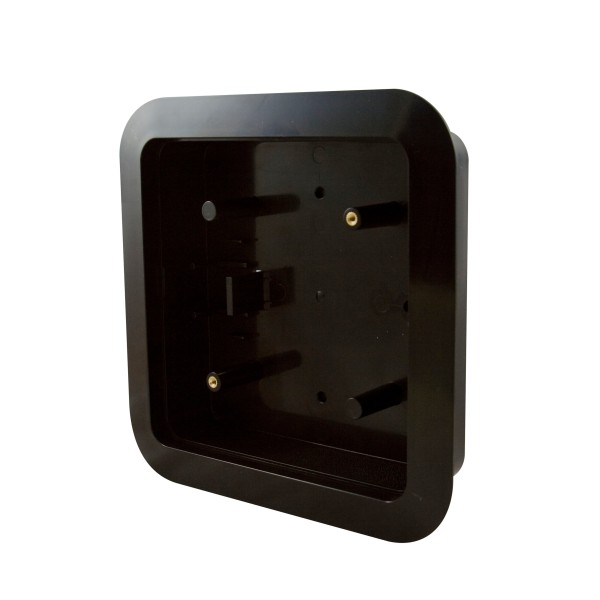 BEA 6" Square, Flush Mount Box Assembled w/ 2 Brass Inserts