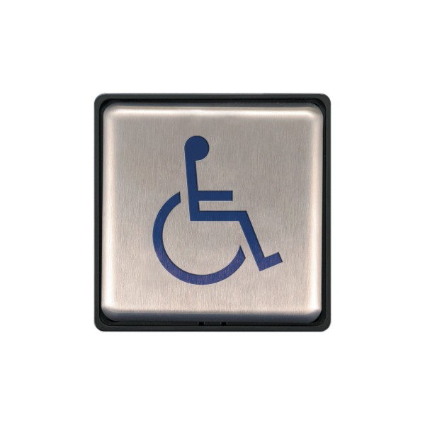 BEA 900Mhz 4.75" Square Panther Plate - Accessibility Logo Only - 10EMS475L-900