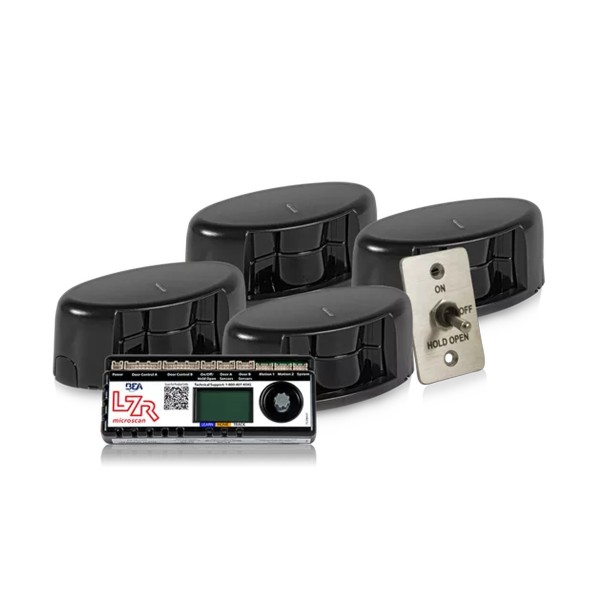 BEA Double Universal Kit w/ Power Supply, Harness, Sensor, Door Loop, End Caps, & Spacer - 10LZRMICROSCAN2UT