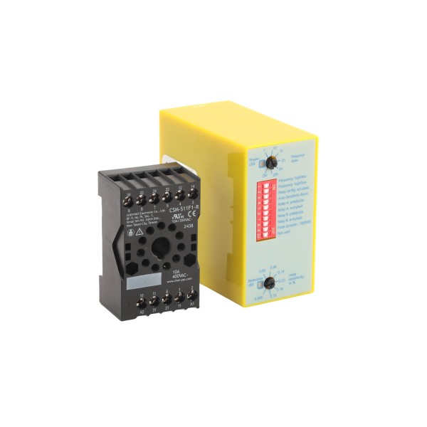 BEA 110V Single-Loop Matrix II Detector with Yellow Housing - 10MATRIXIIS110