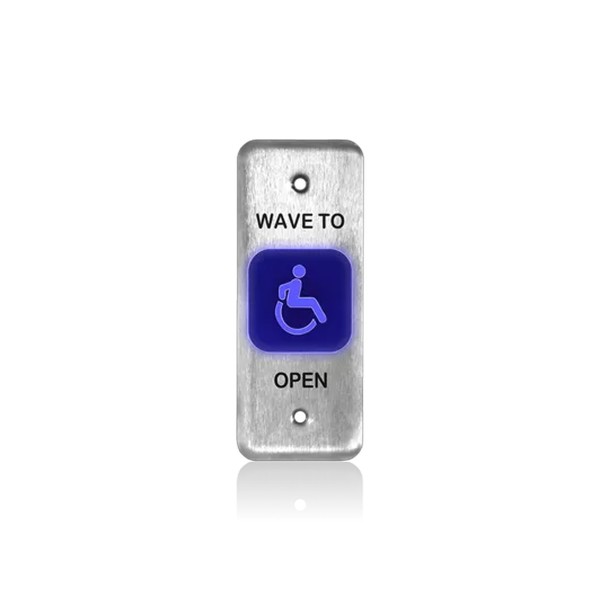 BEA Stainless Steel Touchless Magic Switch Jamb w/ Access Accessibility Logo - 10MS41-JA