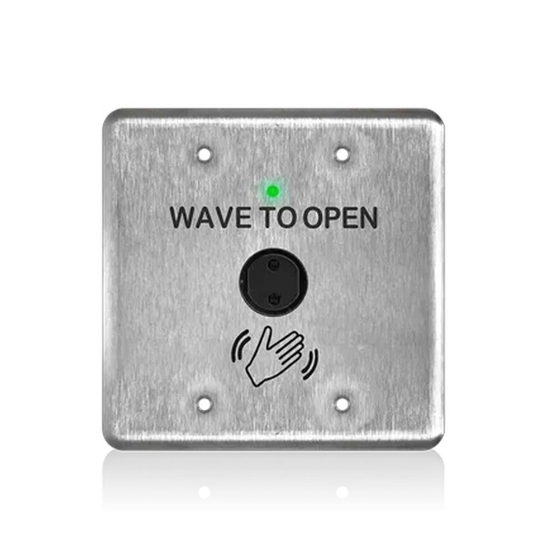 BEA 900MHz MS51W Wireless Double Gang Switch - "Wave to Open" & Hand Wave Logo - 10900MHz MS51W-D