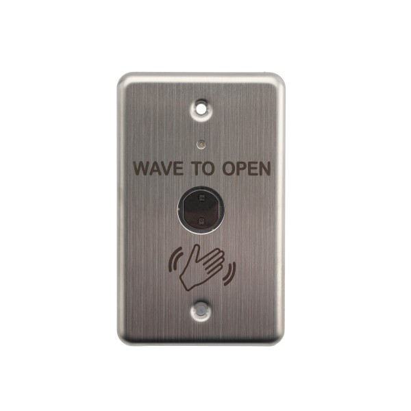 BEA 900MHz MS51W Wireless Single Gang Switch - "Wave to Open" & Hand Wave Logo - 10900MHz MS51W-S (Default)