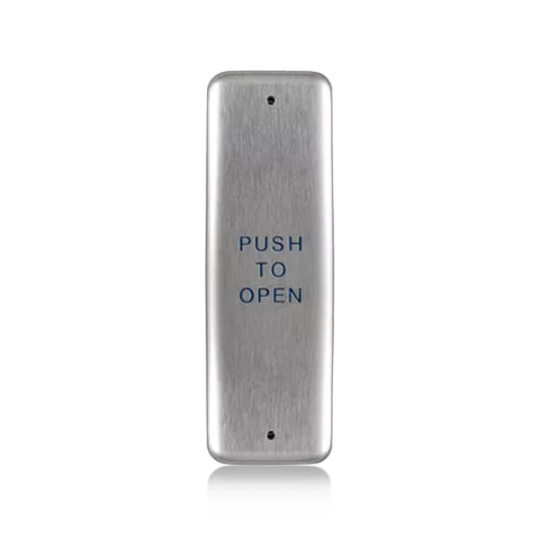 BEA Stainless Steel Push Plate Jamb w/, Text