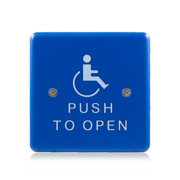 BEA Stainless Steel Push Plate 4.5" Square T & L