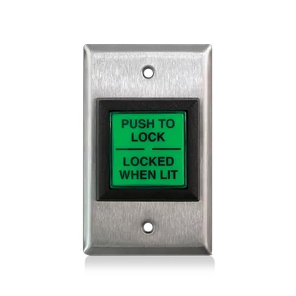 BEA Switch Single Gang "Push To Lock" Led Illuminated Switch