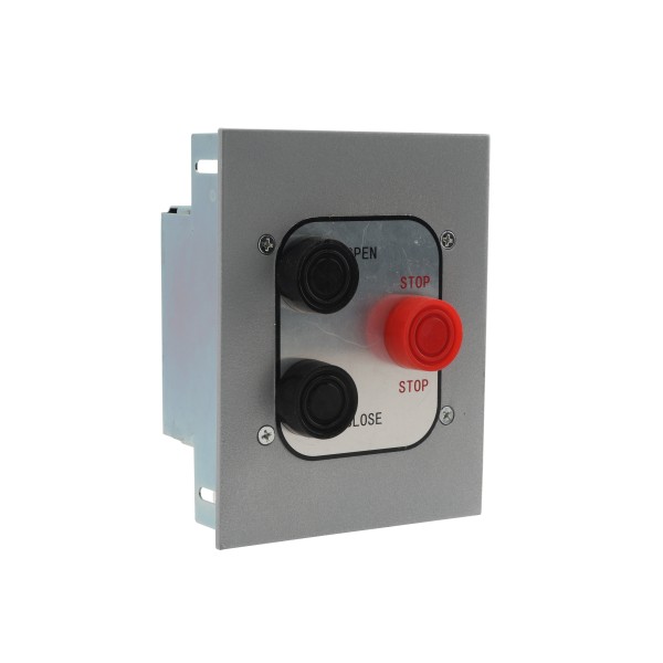 Three Button Exterior Open-Close-Stop Control Flush Mount (6 amp @ 125/250V AC) MMTC - 3BX