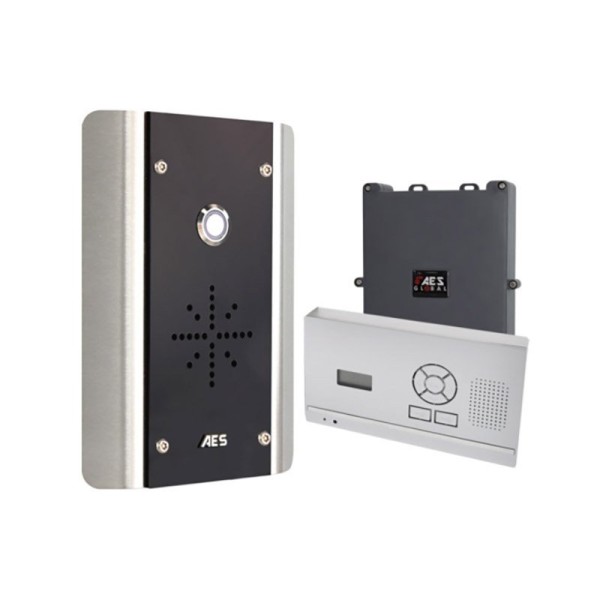 AES 603 DECT Architectural Wireless Audio Intercom Kit with Wall Mount Handset - 603-HF-AB-US