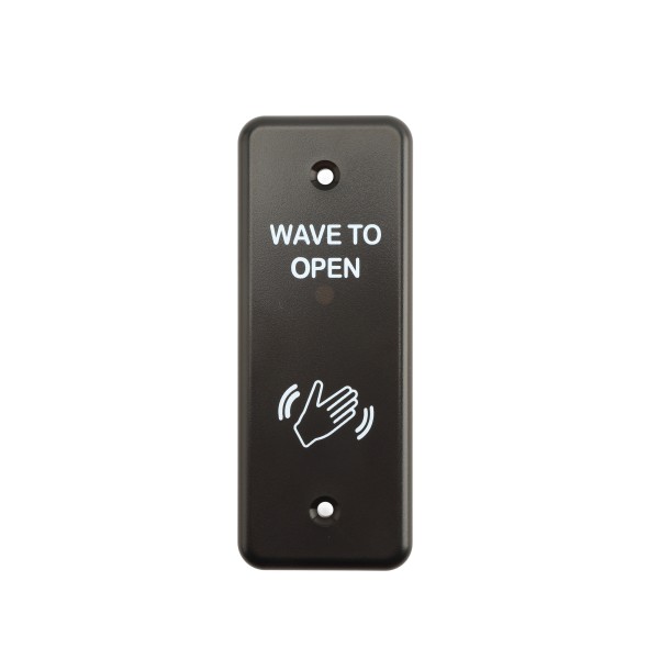 BEA MS31 Magic "Wave to Open" Actuator Jamb Faceplate (Text & Logo, Black) - 70-5825