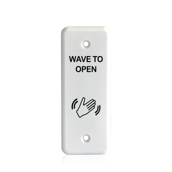 BEA MS31 Faceplate Magic Switch Jamb - Text & Hand Logo - White - 70-5831