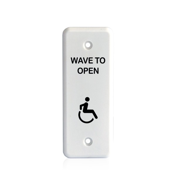 BEA MS31 Faceplate Magic Switch Jamb w/ Accessibility Logo - White - 70-5832