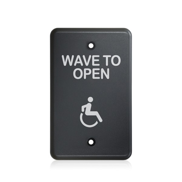 BEA MS31 Faceplate Magic Switch Single Gang Accessibility Logo - Gray - 70-5837