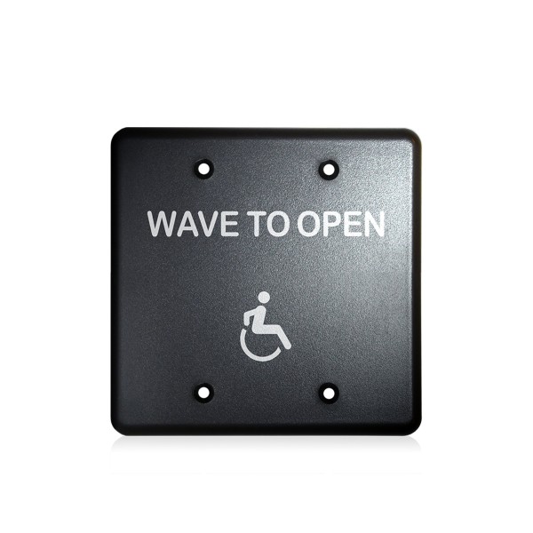 BEA MS31 Faceplate Magic Switch Double Gang Accessibility Logo - Black - 70-5842