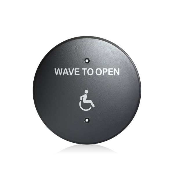 BEA MS31 Faceplate Magic Switch 6" Round Accessibility Logo - Gray - 70-5853