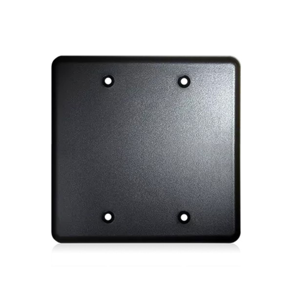 BEA MS31 Faceplate Magic Switch Double Gang Plain - Black - 70-5870