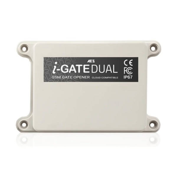AES Cellular Gate Opener 2 Relay Output with IP65 enclosure (1280 Numbers) - IGATE-DUAL-US