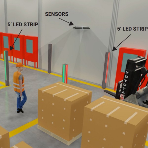 GateArms+ Blind Corner 2-Way Light Kit for Blind Corners (4 LEDs) - BCLK5-4