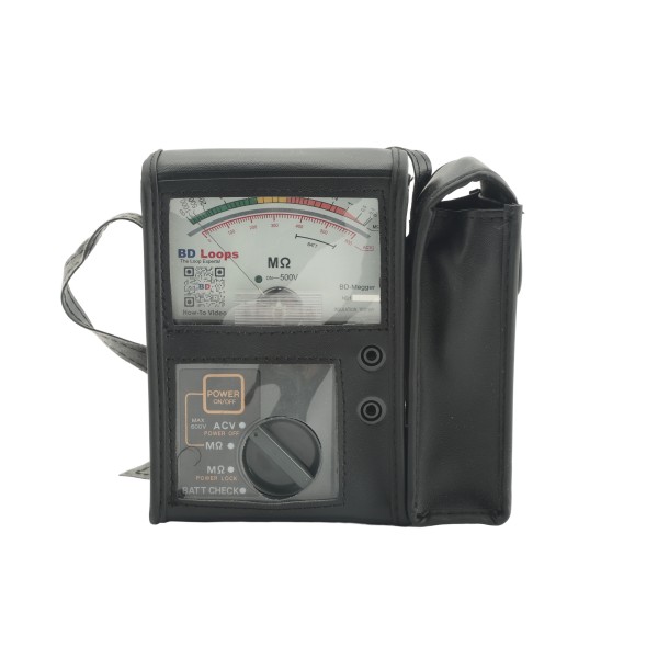 Megohmmeter for Safety Loop Installation 