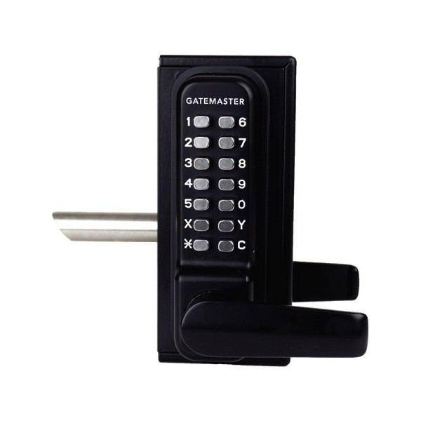 GateMaster Digital Superlock with Rapid Reset | Single-Sided Lever Handle for 10-30mm Gates, Field Reversible - BDGSRR1030