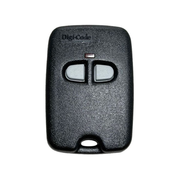 Digi-Code 2-Button Mini Keychain Transmitter | 315/390 MHz | Black - DC-LMM