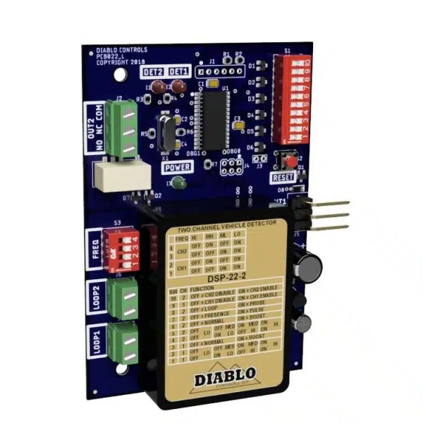 Diablo Dual Channel Plug-In Vehicle Detector (12-30V DC) - DSP-22-2