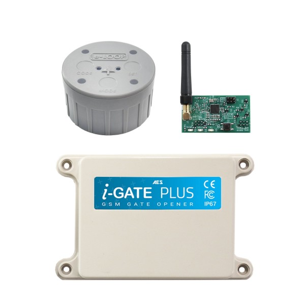 AES E-Loop Inground Presence Mode with E-TRANS-Plus, I-Gate-Plus and Magnet (Wireless Loops)