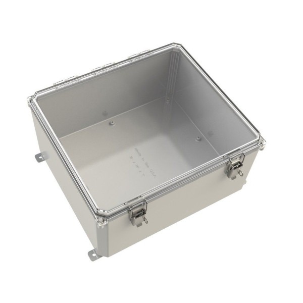 ESI PolyGuard Polycarbonate Junction Box with Clear Cover (6"x6"x4") - PC060604JCSF