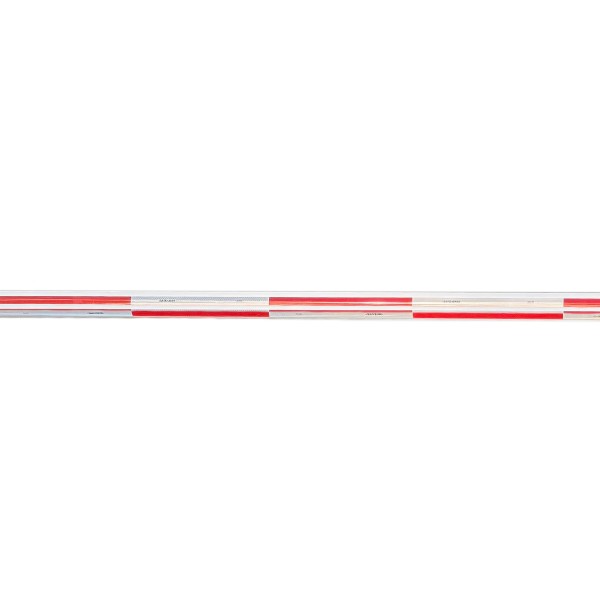 GateArms+ Liftmaster Single Barrier Arm Safety Reflective DOT Tape Arm Barrier Kit - Single-Sided DOT Reflective Tape (17 ft. Long)