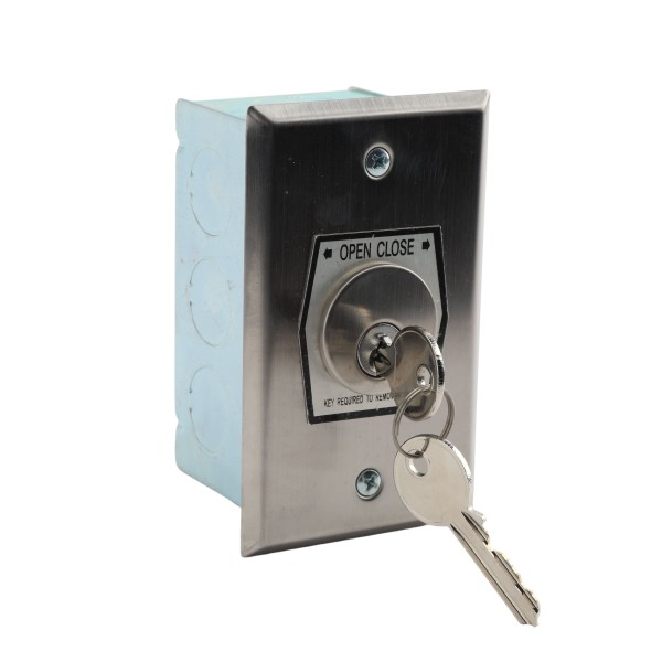 Exterior Flush Mount Single Gang Keyswitch - MMTC HBFX (Keyswitches)