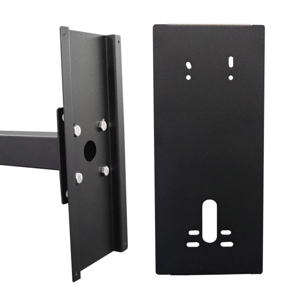 AES Imperial Panel Black Powder Coated Mounting Plate - IBK-PED-B-PLT