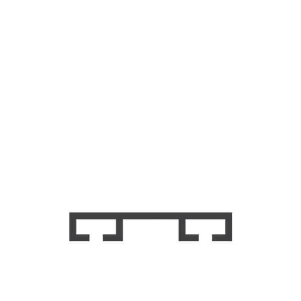 Miller Edge Flat Mounting Channel for ME113 Gate Sensing Edge