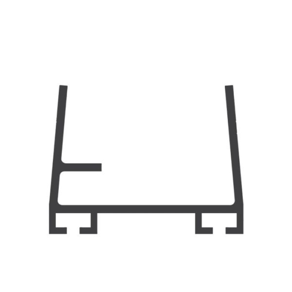 Miller Edge U-Shaped with Shiplap Mounting Channel for ME123 Gate Sensing Edge