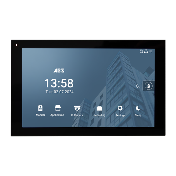 AES Touch Monitor with Android for Video Intercom Systems - OPYN-MON