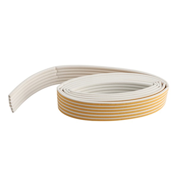 GateArms+ 10 ft. Barrier Arm Protective Bottom Padding With Adhesive Backing - White