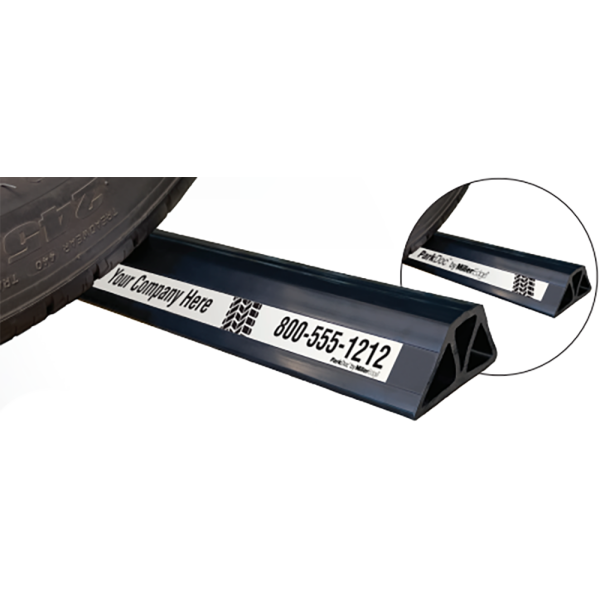 Miller Edge Custom Branded ParkDoc Parking Curb