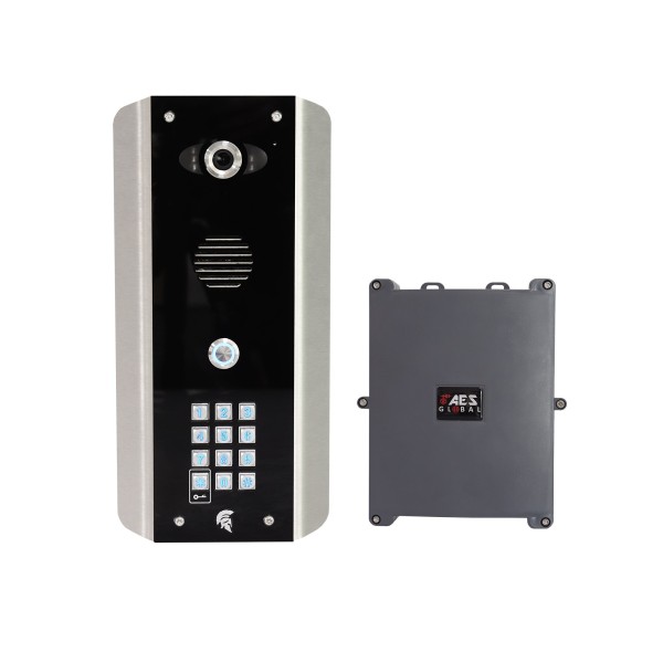 AES 1 Button Praetorian 4G Video Intercom Architectural With Keypad (US and Canada) - PRAE-4G-ABK-US