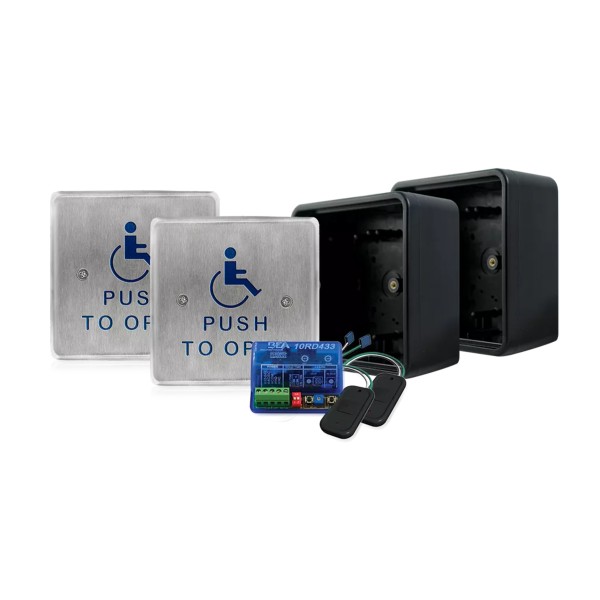 BEA Push Plate 45S-433 Package Pbs451 & 433MHz Trx/Rx & Box" - PUSH-PLATE-45S-433 (Default)