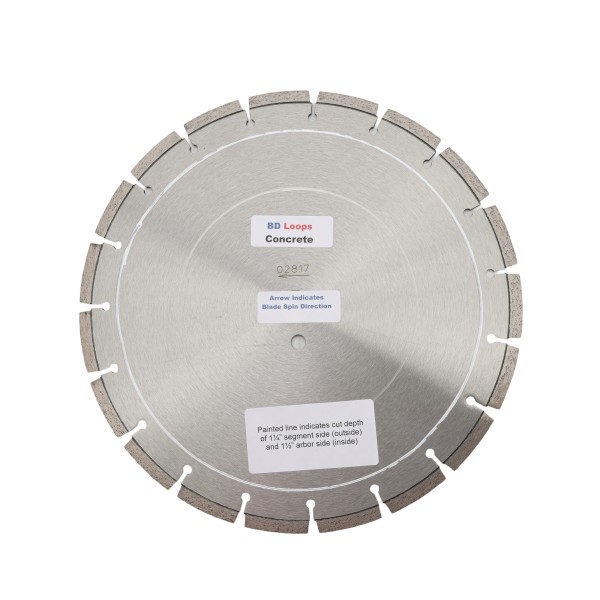 Pro Diamond 14" Diameter Blade with Depth Guide (Concrete)