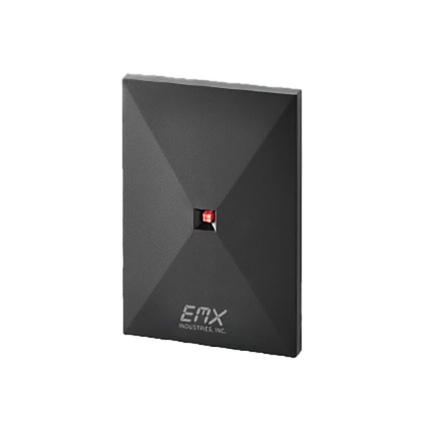 EMX TRES Proximity Reader/Switch-Plate With 8" Read Range, 26-Bit Wiegand Output & HID or AWID Formats - TRES-100-P-500-HA