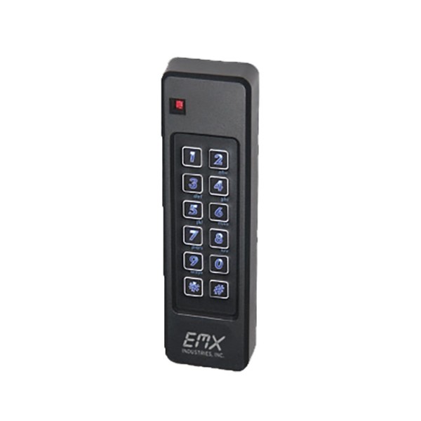 EMX TRES Proximity Reader/Keypad With 5" Read Range, 26-Bit Wiegand Output & HID or AWID Formats - TRES-100-P-620-HA