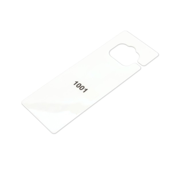 EMX TRES 900 Passive Hang Tag With White Color Finish (6.0" X 2.125" X 0.04") - TRES-900-HT600-W (Default)