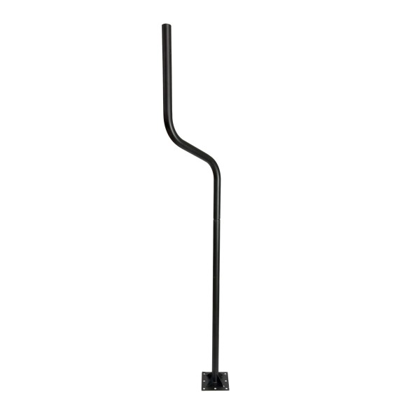 EMX TRES RFID Reader Mounting Stanchion Pedestal, Powder-Coated Black - TRES-RFID-PS094-B (Default)
