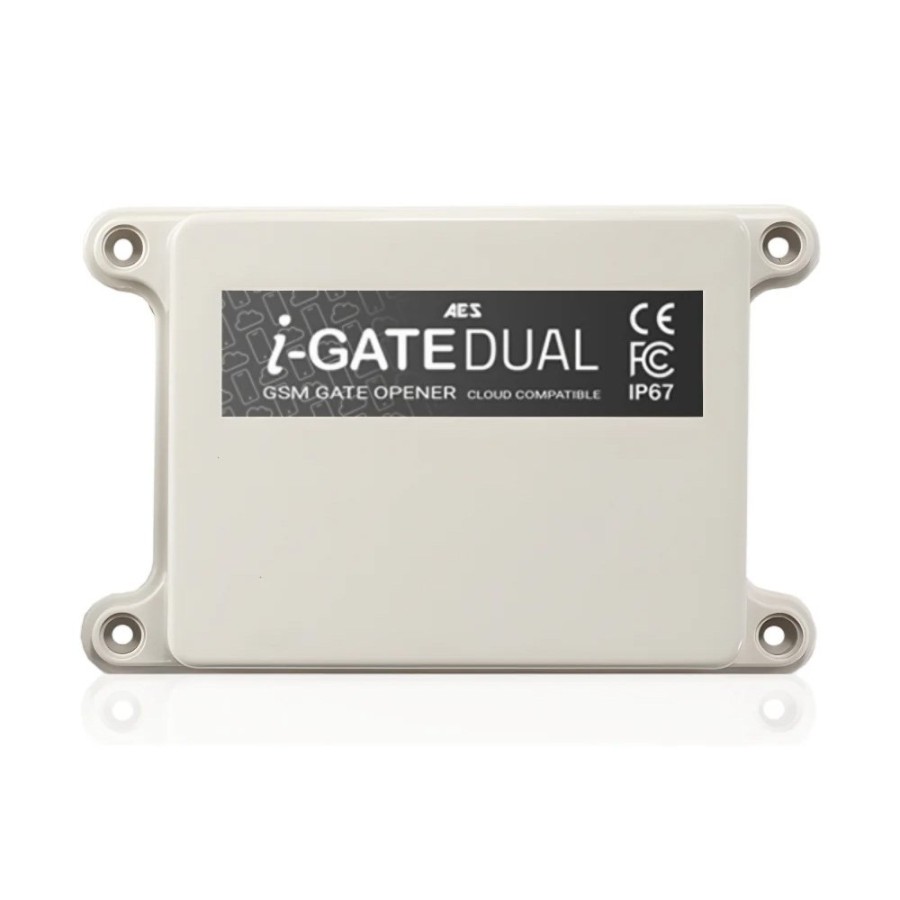 AES iGate Dual Cellular Gate Opener 2 Relay Output with IP65 enclosure ...