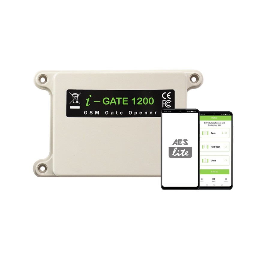 AES Cellular GSM Gate Opener (1200 numbers) 24V 4GA (US) IGATE1200